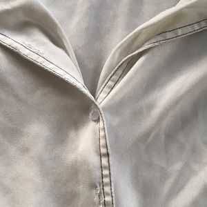 long sleeve white button up shirt